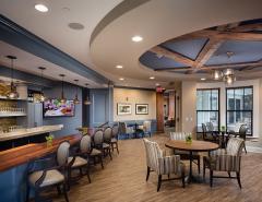 The Glen at Lake Oconee Bar & Lounge THW Senior Living Architects and Interior Designer