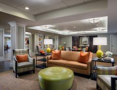 Memory Care social space lounge Assisted Living Dementia Alzheimers THW Design senior living architects